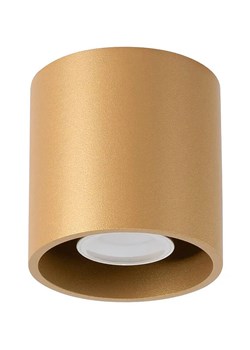 Złoty nowoczesny spot sufitowy tuba - A412-Melvis ze sklepu Edinos.pl w kategorii Lampy sufitowe - zdjęcie 172646398