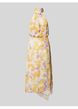 Długa sukienka z wiązaniem na szyi model ‘ABITO CON SPACCO’ ze sklepu Peek&Cloppenburg  w kategorii Sukienki - zdjęcie 172646678