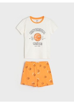 Sinsay - Piżama dwuczęściowa - kremowy ze sklepu Sinsay w kategorii Piżamy dziecięce - zdjęcie 172649186