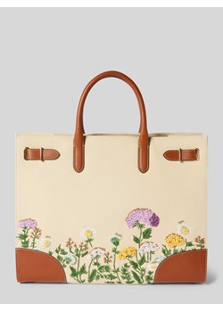 Torebka z kwiatowym nadrukiem model ‘DEVYN’ ze sklepu Peek&Cloppenburg  w kategorii Torby Shopper bag - zdjęcie 172649416