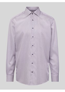 Koszula biznesowa o kroju modern fit ze wzorem na całej powierzchni model ‘Kent’ ze sklepu Peek&Cloppenburg  w kategorii Koszule męskie - zdjęcie 172649428