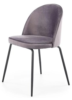 Krzesło tapicerowane Anvar - popielate ze sklepu Edinos.pl w kategorii Krzesła - zdjęcie 172649966