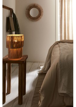 H & M - Słomkowa lampa stołowa - Beżowy ze sklepu H&M w kategorii Lampy stołowe - zdjęcie 172651647