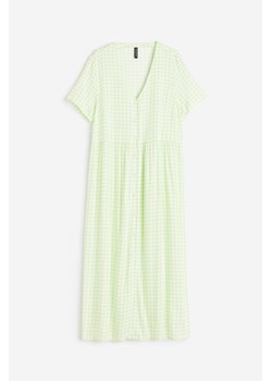 H & M - Sukienka z guzikami z przodu - Zielony ze sklepu H&M w kategorii Sukienki - zdjęcie 172651685