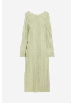 H & M - Koronkowa sukienka - Zielony ze sklepu H&M w kategorii Odzież plażowa - zdjęcie 172651695