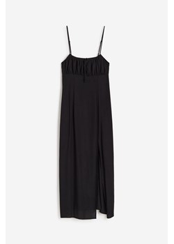 H & M - Sukienka z wiązanym detalem - Czarny ze sklepu H&M w kategorii Sukienki - zdjęcie 172651748
