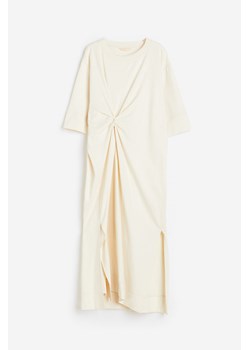 H & M - Sukienka T-shirtowa oversize - Biały ze sklepu H&M w kategorii Sukienki - zdjęcie 172651759