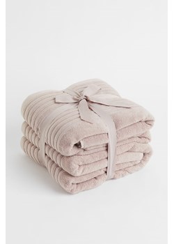 H & M - Duży bawełniany ręcznik kąpielowy 2-pak - Brązowy ze sklepu H&M w kategorii Ręczniki - zdjęcie 172651765