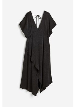H & M - Sukienka z satynowej krepy - Czarny ze sklepu H&M w kategorii Sukienki - zdjęcie 172651785