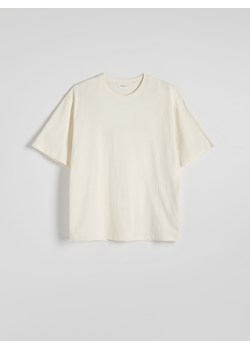 Reserved - T-shirt comfort fit - złamana biel ze sklepu Reserved w kategorii T-shirty męskie - zdjęcie 172653017