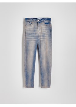 Reserved - Jeansy slim mid rise - niebieski ze sklepu Reserved w kategorii Jeansy damskie - zdjęcie 172653138