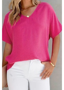 T-shirt SELIFEA FUCHSIA ze sklepu Ivet Shop w kategorii Bluzki damskie - zdjęcie 172655598