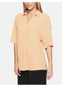Luźna pomarańczowa bluzka damska z rękawem do łokcia L'AF Leja ze sklepu Eye For Fashion w kategorii Koszule damskie - zdjęcie 172656146