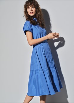 Rozkloszowana sukienka z falbanką ze sklepu OCHNIK w kategorii Sukienki - zdjęcie 172656966