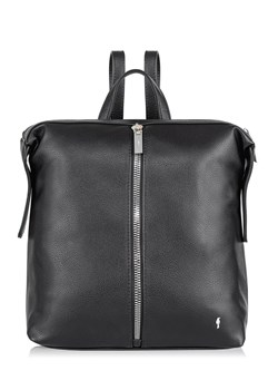 Czarny plecak damski z suwakiem ze sklepu OCHNIK w kategorii Plecaki - zdjęcie 172656986