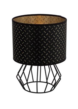 Druciana lampka nocna z abażurem - S621-Arex ze sklepu Edinos.pl w kategorii Lampy stołowe - zdjęcie 172661289