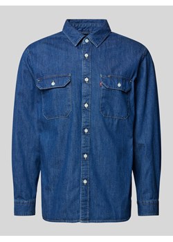Koszula jeansowa z kieszeniami na piersiach ze sklepu Peek&Cloppenburg  w kategorii Koszule męskie - zdjęcie 172662189