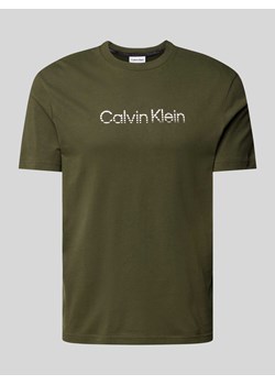 T-shirt z nadrukiem z logo ze sklepu Peek&Cloppenburg  w kategorii T-shirty męskie - zdjęcie 172662198