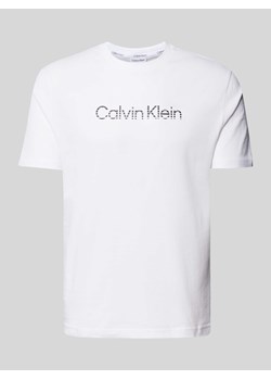 T-shirt z nadrukiem z logo ze sklepu Peek&Cloppenburg  w kategorii T-shirty męskie - zdjęcie 172662199