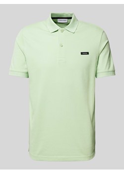 Koszulka polo o kroju slim fit w jednolitym kolorze ze sklepu Peek&Cloppenburg  w kategorii T-shirty męskie - zdjęcie 172662305