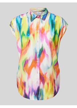 Top bluzkowy ze wzorem na całej powierzchni model ‘Multi Aquarell’ ze sklepu Peek&Cloppenburg  w kategorii Bluzki damskie - zdjęcie 172662347