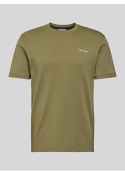 T-shirt z nadrukiem z logo ze sklepu Peek&Cloppenburg  w kategorii T-shirty męskie - zdjęcie 172662385