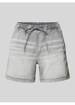 Szorty jeansowe o rozkloszowanym kroju z elastycznym pasem ze sklepu Peek&Cloppenburg  w kategorii Szorty - zdjęcie 172662388