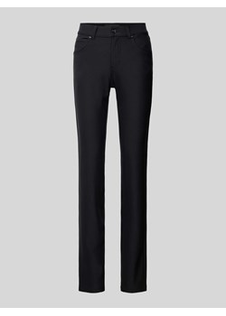 Spodnie z prostą nogawką i 5 kieszeniami model ‘CICI’ ze sklepu Peek&Cloppenburg  w kategorii Spodnie damskie - zdjęcie 172662399