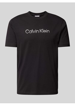 T-shirt z nadrukiem z logo ze sklepu Peek&Cloppenburg  w kategorii T-shirty męskie - zdjęcie 172662415