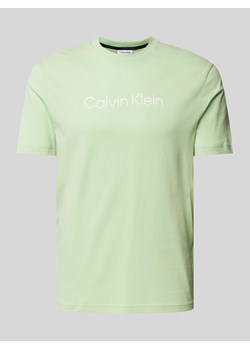 T-shirt z nadrukiem z logo ze sklepu Peek&Cloppenburg  w kategorii T-shirty męskie - zdjęcie 172662526