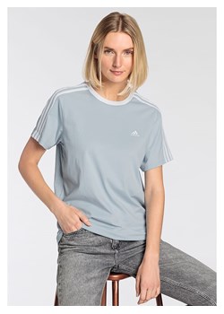 adidas Koszulka w kolorze błękitnym ze sklepu Limango Polska w kategorii Bluzki damskie - zdjęcie 172662916