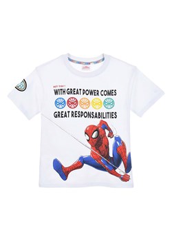 Spiderman Koszulka &quot;Spiderman&quot; w kolorze białym ze sklepu Limango Polska w kategorii T-shirty chłopięce - zdjęcie 172663135