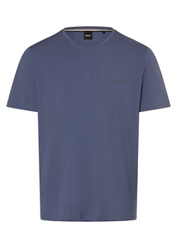 BOSS Męska koszulka do piżamy - Mix&amp;Match T-shirt R Mężczyźni Bawełna indygo jednolity ze sklepu vangraaf w kategorii Piżamy męskie - zdjęcie 172665639