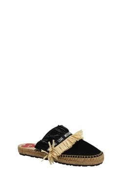 Love Moschino Skórzane klapki ze sklepu Gomez Fashion Store w kategorii Klapki damskie - zdjęcie 172669109