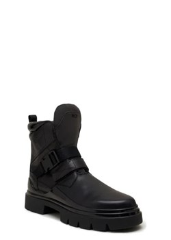BOSS BLACK Skórzane buty wysokie Chanan_Halb_ltbk ze sklepu Gomez Fashion Store w kategorii Buty zimowe męskie - zdjęcie 172671226