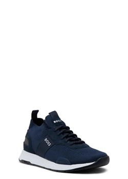 BOSS BLACK Sneakersy Titanium_Runn_knst_N | z dodatkiem skóry ze sklepu Gomez Fashion Store w kategorii Buty sportowe męskie - zdjęcie 172674807