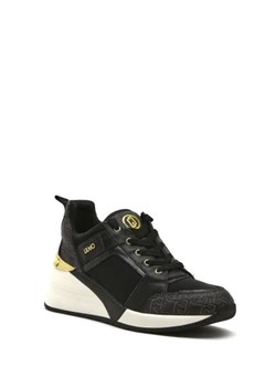Liu Jo Sneakersy ALYSSA 1 | z dodatkiem skóry ze sklepu Gomez Fashion Store w kategorii Buty sportowe damskie - zdjęcie 172680967