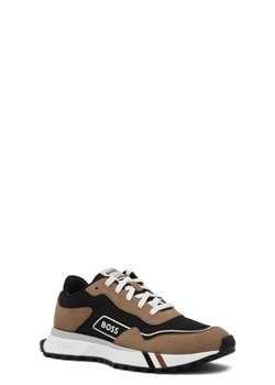 BOSS BLACK Sneakersy Jonah_Runn | z dodatkiem skóry ze sklepu Gomez Fashion Store w kategorii Buty sportowe męskie - zdjęcie 172685799