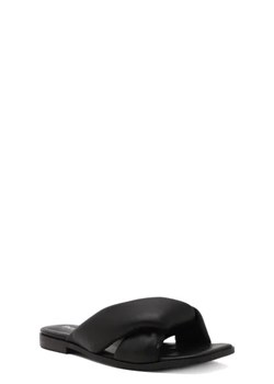 Pinko Skórzane klapki PAULINE CIABATTA ze sklepu Gomez Fashion Store w kategorii Klapki damskie - zdjęcie 172688289