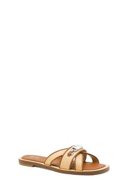 Michael Kors Skórzane klapki TIFFANIE ze sklepu Gomez Fashion Store w kategorii Klapki damskie - zdjęcie 172689089