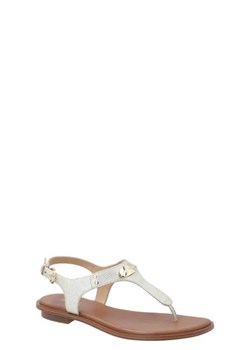 Michael Kors Skórzane sandały MK PLATE ze sklepu Gomez Fashion Store w kategorii Sandały damskie - zdjęcie 172694718