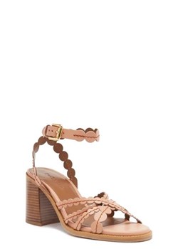 See By Chloé Skórzane sandały na słupku KADDY ze sklepu Gomez Fashion Store w kategorii Sandały damskie - zdjęcie 172697736