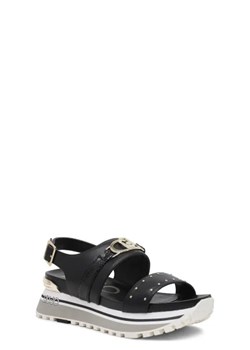 Liu Jo Skórzane sandały MAXI WONDER ze sklepu Gomez Fashion Store w kategorii Sandały damskie - zdjęcie 172699649