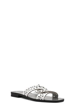 Karl Lagerfeld Skórzane klapki SKOOT Interlok Loop ze sklepu Gomez Fashion Store w kategorii Klapki damskie - zdjęcie 172700557