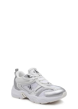 CALVIN KLEIN JEANS Sneakersy RETRO TENNIS | z dodatkiem skóry ze sklepu Gomez Fashion Store w kategorii Buty sportowe damskie - zdjęcie 172702089