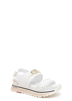 Liu Jo Skórzane sandały MAXI WONDER ze sklepu Gomez Fashion Store w kategorii Sandały damskie - zdjęcie 172707558