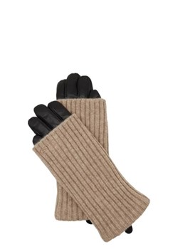 Liu Jo Skórzane rękawiczki | z dodatkiem wełny ze sklepu Gomez Fashion Store w kategorii Rękawiczki damskie - zdjęcie 172708088
