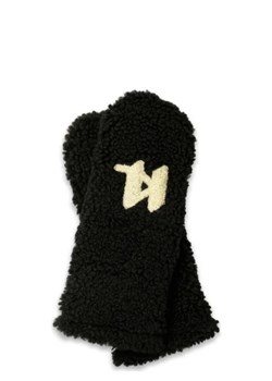 Karl Lagerfeld Rękawiczki Shearling Muff Natural | z dodatkiem skóry ze sklepu Gomez Fashion Store w kategorii Rękawiczki damskie - zdjęcie 172709298