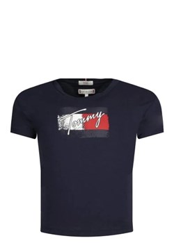 Tommy Hilfiger T-shirt | Regular Fit ze sklepu Gomez Fashion Store w kategorii Bluzki dziewczęce - zdjęcie 172711218