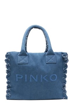 Pinko Jeansowa shopperka Beach Shopping ze sklepu Gomez Fashion Store w kategorii Torby Shopper bag - zdjęcie 172714586